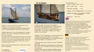 Information about the VL.92 Balder (Dutch/English/German).